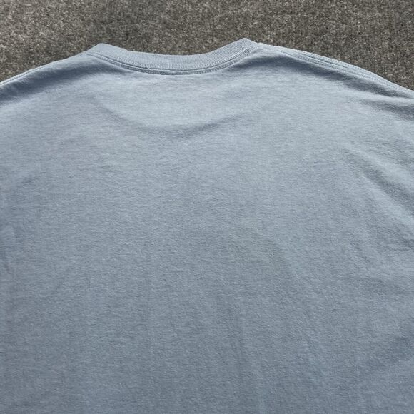 Naruto Shirt Mens Large Shippuden Oversized Naruto Kanji Men's Blue Fog 2002 - Picture 13 of 14